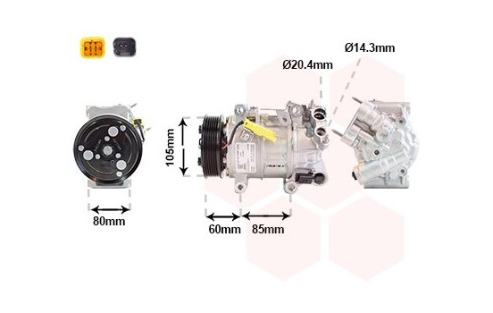 Compressor, air conditioning