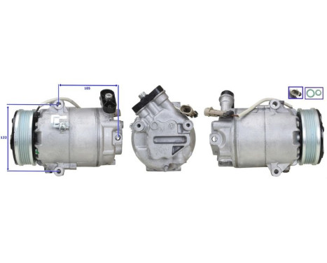 Compressor, air conditioning