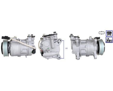 Compressor, air conditioning