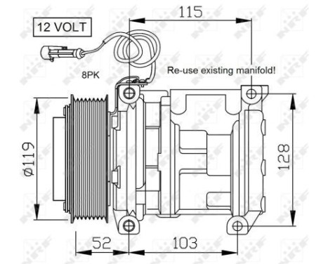 Compressor, air conditioning, Image 3