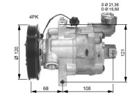 Compressor, air conditioning