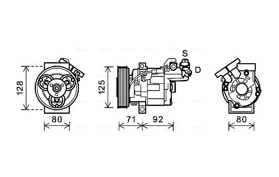 Compressor, air conditioning