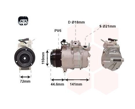 Compressor, air conditioning