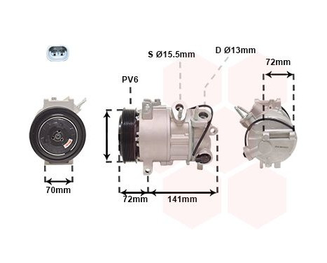 Compressor, air conditioning