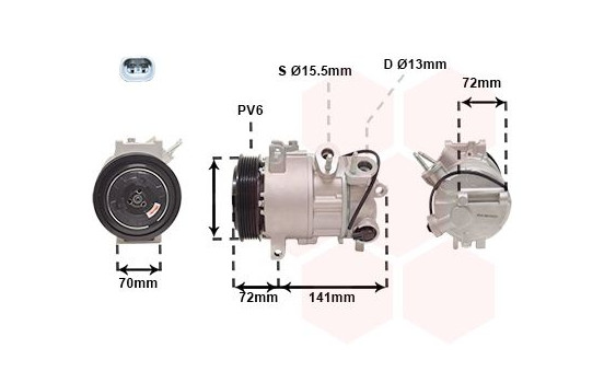 Compressor, air conditioning