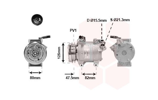 Compressor, air conditioning