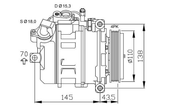 Compressor, air conditioning, Image 2