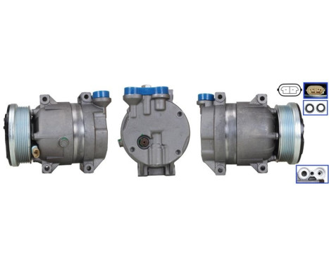 Compressor, air conditioning