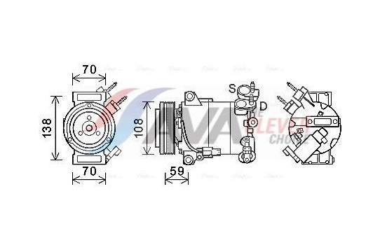 Compressor, air conditioning