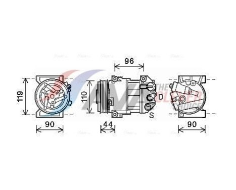 Compressor, air conditioning