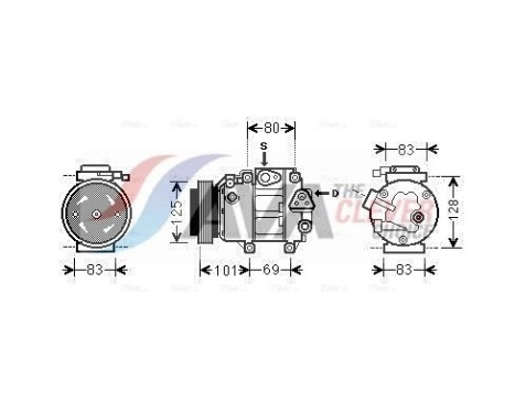 Compressor, air conditioning