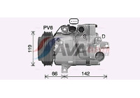 Compressor, air conditioning