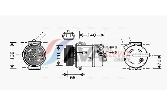 Compressor, air conditioning