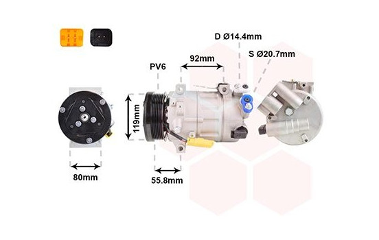 Compressor, air conditioning, Image 2