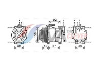 Compressor, air conditioning