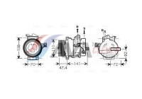 Compressor, air conditioning