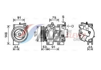 Compressor, air conditioning