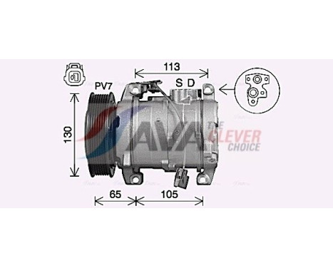 Compressor, air conditioning