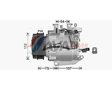 Compressor, air conditioning