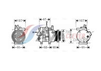 Compressor, air conditioning