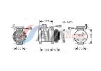 Compressor, air conditioning