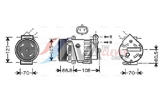 Compressor, air conditioning