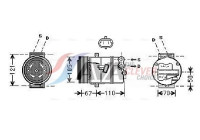 Compressor, air conditioning