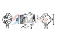 Compressor, air conditioning