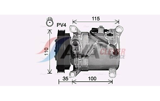 Compressor, air conditioning, Image 3
