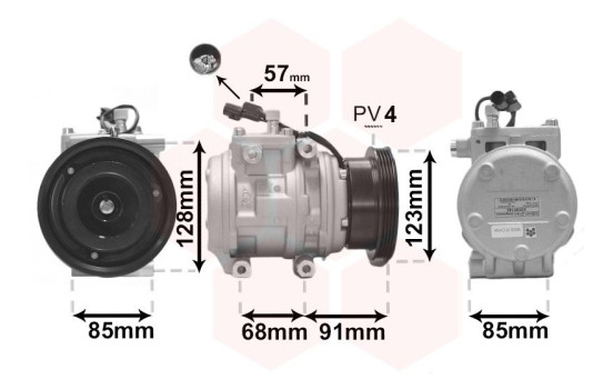 Compressor, air conditioning