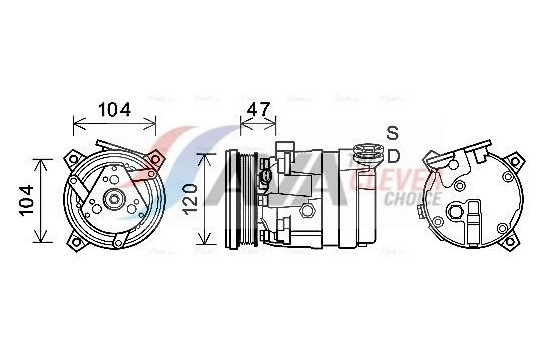 Compressor, air conditioning
