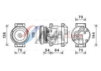 Compressor, air conditioning
