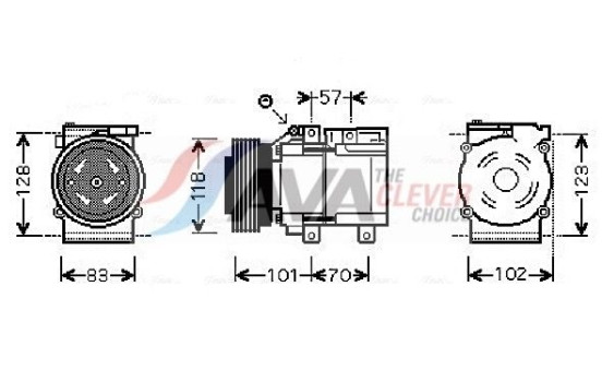 Compressor, air conditioning
