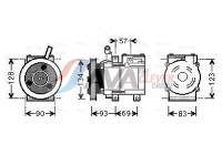 Compressor, air conditioning