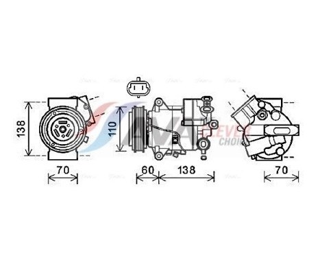 Compressor, air conditioning