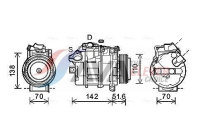 Compressor, air conditioning