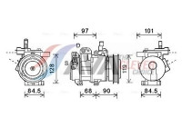 Compressor, air conditioning