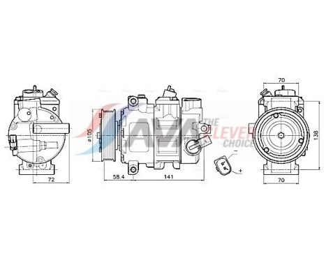 Compressor, air conditioning