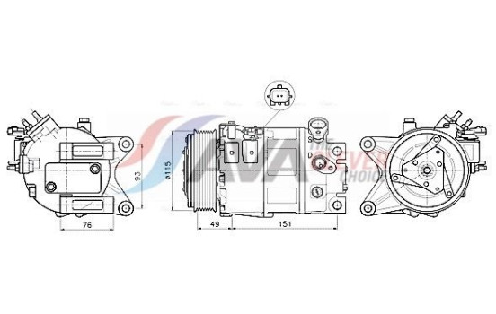 Compressor, air conditioning