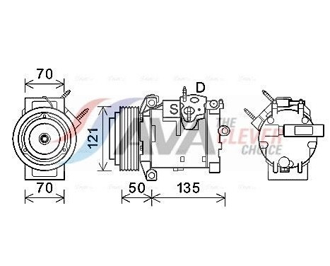 Compressor, air conditioning