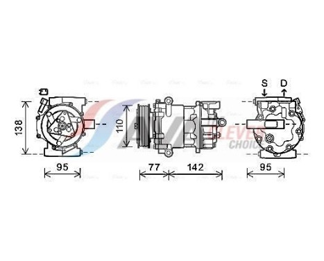 Compressor, air conditioning