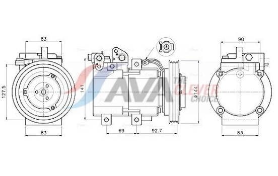 Compressor, air conditioning