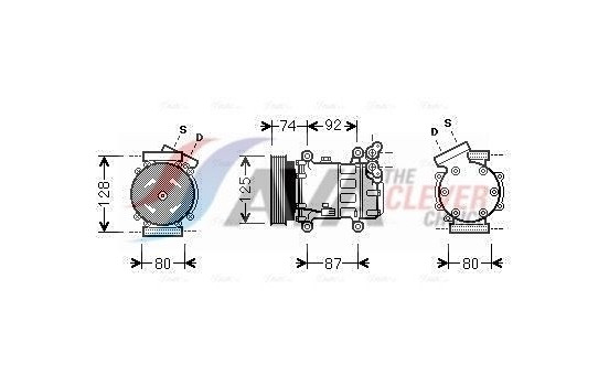 Compressor, air conditioning