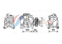 Compressor, air conditioning