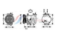 Compressor, air conditioning