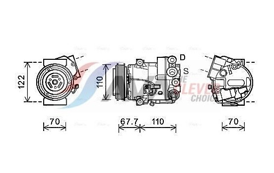 Compressor, air conditioning