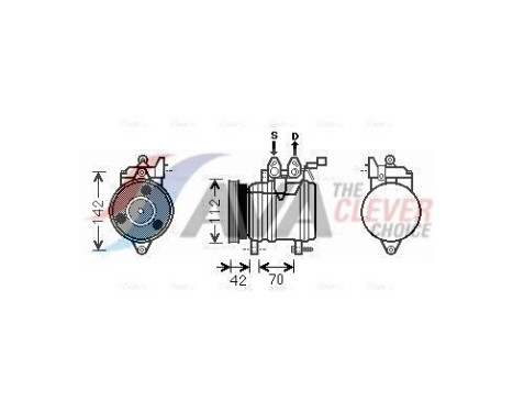 Compressor, air conditioning
