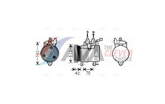 Compressor, air conditioning