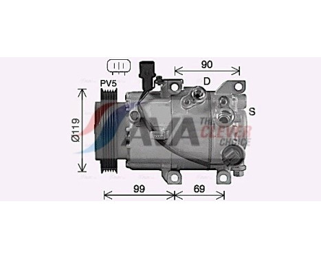Compressor, air conditioning