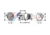 Compressor, air conditioning